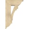 Ekena Millwork Merced Traditional Rough Sawn Bracket w/ Offset Brace, Douglas Fir, 8"W x 20"D x 32"H BKT0806X20X32MRC01RDF - alternate 4